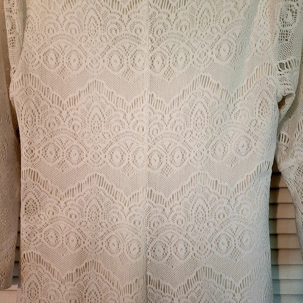 Forever 21 White Lace Midi Dress - Picture 10 of 11